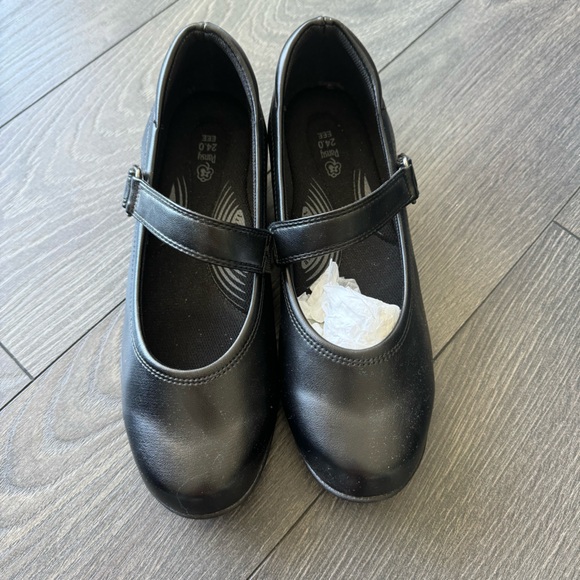 Japanese shoe brand pansy size 7.5 black working shoes - Picture 1 of 7